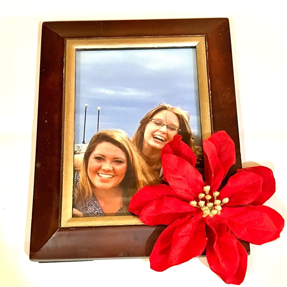 Best friends picture, Gold 5x7 Picture Frame, Beveled Photo Frame